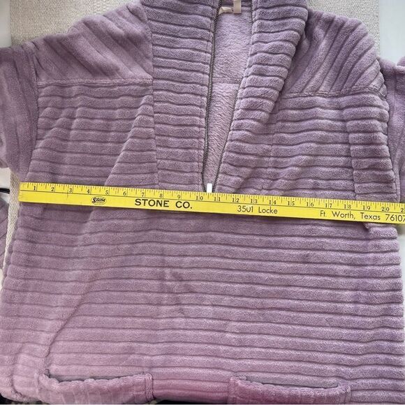 Soft Surroundings 3/4 Zip Tunic Sweater in Lavender, Size Medium - Picture 5 of 10